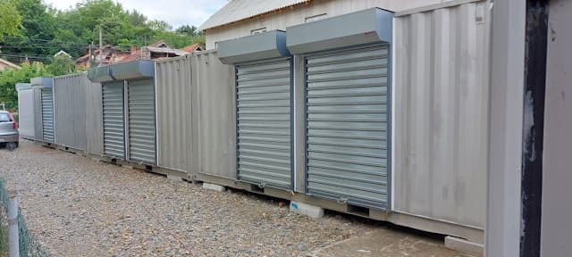 Outdoor RV and vehicle storage lot with security fencing