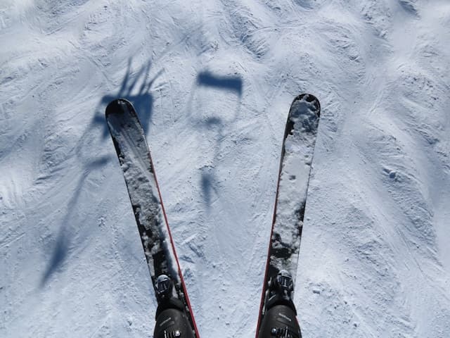 Skis and winter sports equipment ready for seasonal storage